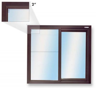 275 Low Profile Single Panel Slider