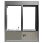601 Service Window – Operable Pane with Security Drawer
