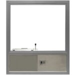 603 Security Window Fixed Pane with Transaction Drawer