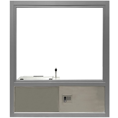 603 Security Window Fixed Pane with Transaction Drawer