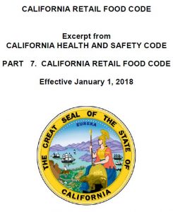 CRFC California Health Code