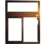 Single Panel Sliding Drive Thru Window with transom